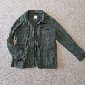 Women's Army Style Green Jacket